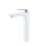 Casa si Gradina - Sanitare - Lavoar baie si accesorii - Baterii sanitare - Baterie chiuveta baie, Blackswan, Tip M75, model alb/ crom, dimensiune 30 cm - Infinity.ro