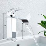 Casa si Gradina - Sanitare - Lavoar baie si accesorii - Baterii sanitare - Baterie chiuveta baie, Blackswan, Tip M84, model crom lucios, dimensiune 19 cm - Infinity.ro