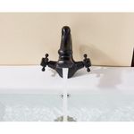 Casa si Gradina - Sanitare - Lavoar baie si accesorii - Baterii sanitare - Baterie chiuveta baie, Blackswan, Tip M265 Dragon, model negru scurt, dimensiune 20 cm - Infinity.ro