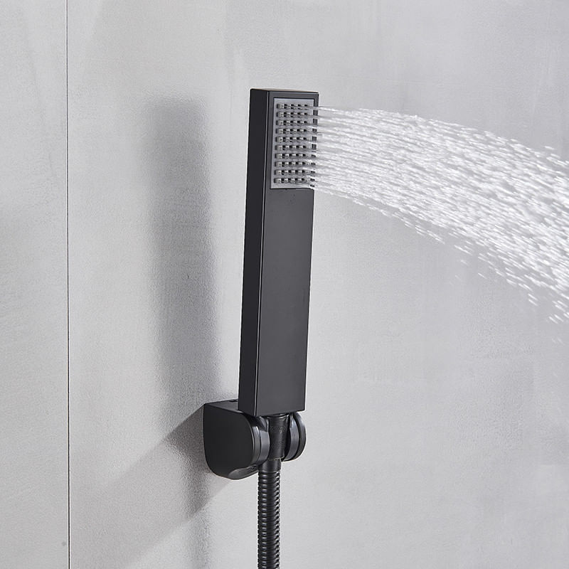 Casa si Gradina - Sanitare - Lavoar baie si accesorii - Baterii sanitare - Baterie cada, Blackswan, Tip M52, model negru mat, dimensiune 20 cm - Infinity.ro