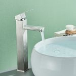 Casa si Gradina - Sanitare - Lavoar baie si accesorii - Baterii sanitare - Baterie chiuveta baie, Blackswan, Tip M308, model nichel lung, dimensiune 30.5 cm - Infinity.ro