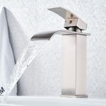Casa si Gradina - Sanitare - Lavoar baie si accesorii - Baterii sanitare - Baterie chiuveta baie, Blackswan, Tip M297, model nichel tip cascada, dimensiune 19.3 cm - Infinity.ro