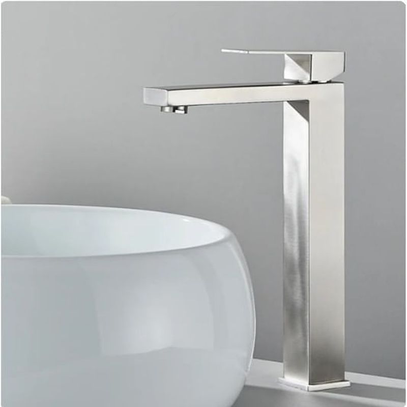 Casa si Gradina - Sanitare - Lavoar baie si accesorii - Baterii sanitare - Baterie chiuveta baie, Blackswan, Tip M308, model nichel lung, dimensiune 30.5 cm - Infinity.ro