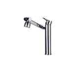 Casa si Gradina - Sanitare - Lavoar baie si accesorii - Baterii sanitare - Baterie chiuveta baie, Blackswan, Tip M333, model inalt crom rotativ, cu 2 moduri si pipa mobila, dimensiune 30 cm - Infinity.ro