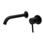 Casa si Gradina - Sanitare - Lavoar baie si accesorii - Baterii sanitare - Baterie chiuveta baie, Blackswan, Tip M68, model negru mat, dimensiune 20.5 cm - Infinity.ro
