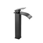 Casa si Gradina - Sanitare - Lavoar baie si accesorii - Baterii sanitare - Baterie chiuveta baie, Blackswan, Tip M53, model negru mat, dimensiune 27 cm - Infinity.ro