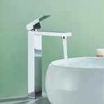 Casa si Gradina - Sanitare - Lavoar baie si accesorii - Baterii sanitare - Baterie chiuveta baie, Blackswan, Tip M310, model crom lung, dimensiune 30.5 cm - Infinity.ro