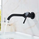 Casa si Gradina - Sanitare - Lavoar baie si accesorii - Baterii sanitare - Baterie chiuveta baie, Blackswan, Tip M68, model negru mat, dimensiune 20.5 cm - Infinity.ro