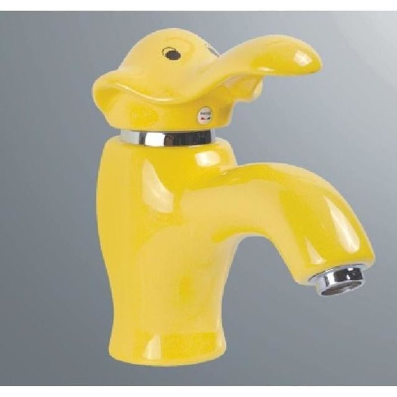 Casa si Gradina - Sanitare - Lavoar baie si accesorii - Baterii sanitare - Baterie chiuveta baie, Blackswan, Tip M291 Elefant, model galben, dimensiune 16 cm - Infinity.ro