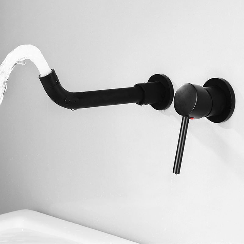 Casa si Gradina - Sanitare - Lavoar baie si accesorii - Baterii sanitare - Baterie chiuveta baie, Blackswan, Tip M68, model negru mat, dimensiune 20.5 cm - Infinity.ro