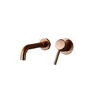 Casa si Gradina - Sanitare - Lavoar baie si accesorii - Baterii sanitare - Baterie chiuveta baie, Blackswan, Tip M209, model rose gold, dimensiune 20 cm - Infinity.ro