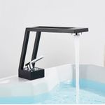 Casa si Gradina - Sanitare - Lavoar baie si accesorii - Baterii sanitare - Baterie chiuveta baie, Blackswan, Tip M26, model negru mat, dimensiune 15 cm - Infinity.ro