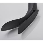 Casa si Gradina - Sanitare - Lavoar baie si accesorii - Baterii sanitare - Baterie chiuveta baie, Blackswan, Tip M89, model negru mat, dimensiune 20 cm - Infinity.ro