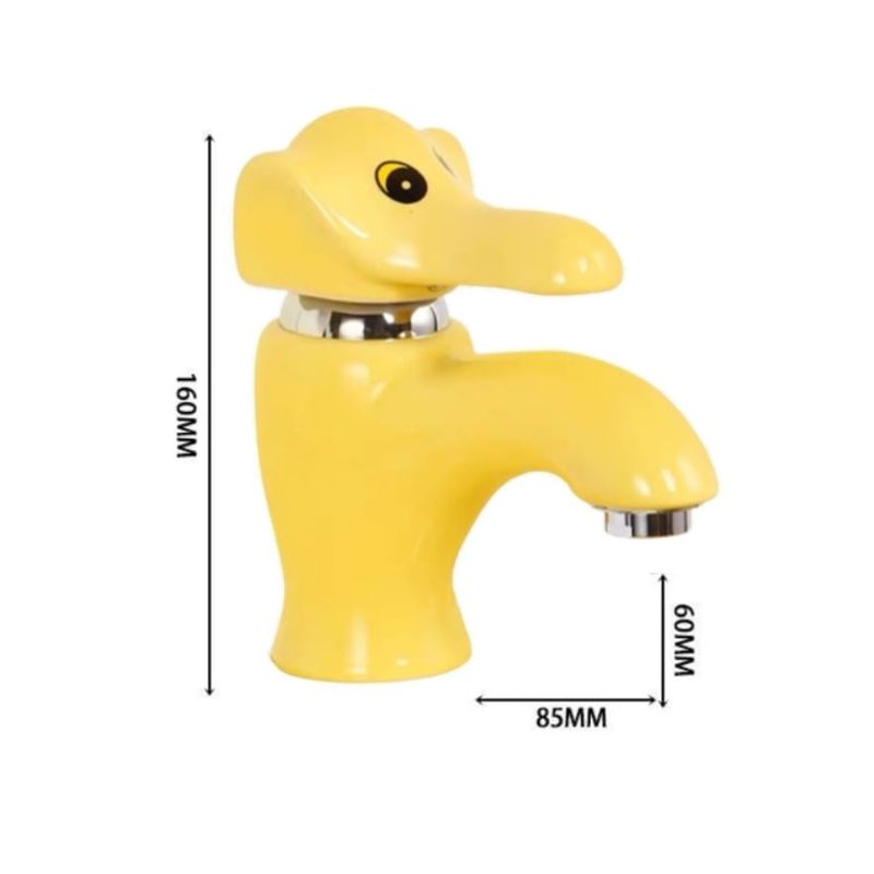 Casa si Gradina - Sanitare - Lavoar baie si accesorii - Baterii sanitare - Baterie chiuveta baie, Blackswan, Tip M291 Elefant, model galben, dimensiune 16 cm - Infinity.ro