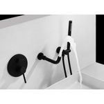 Casa si Gradina - Sanitare - Lavoar baie si accesorii - Baterii sanitare - Baterie cada, Blackswan, Tip M68, model negru mat, dimensiune 22 cm - Infinity.ro