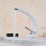 Casa si Gradina - Sanitare - Lavoar baie si accesorii - Baterii sanitare - Baterie chiuveta baie, Blackswan, Tip M12, model alb, dimensiune 19 cm - Infinity.ro