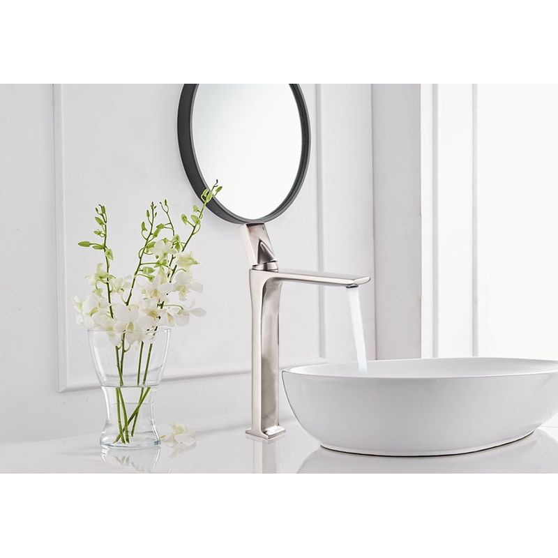 Casa si Gradina - Sanitare - Lavoar baie si accesorii - Baterii sanitare - Baterie chiuveta baie, Blackswan, Tip M83, model nichel, dimensiune 32.7 cm - Infinity.ro