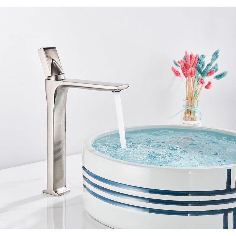 Casa si Gradina - Sanitare - Lavoar baie si accesorii - Baterii sanitare - Baterie chiuveta baie, Blackswan, Tip M83, model nichel, dimensiune 32.7 cm - Infinity.ro