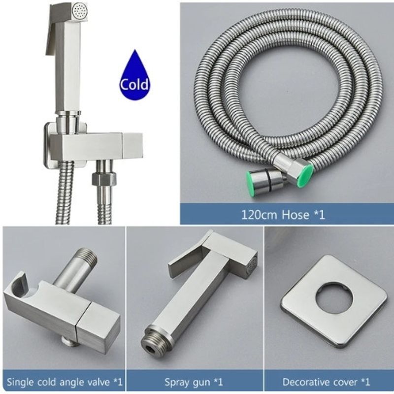 Casa si Gradina - Sanitare - Lavoar baie si accesorii - Baterii sanitare - Baterie bideu, Blackswan, Tip M16, model nichel, pentru apa rece, dimensiune 13 cm - Infinity.ro