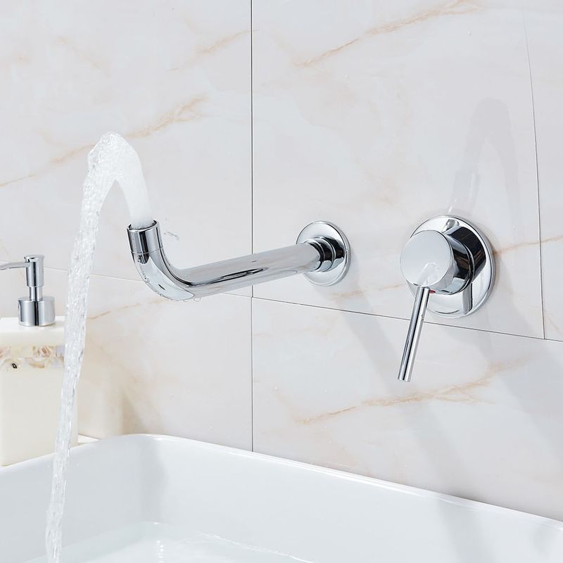 Casa si Gradina - Sanitare - Lavoar baie si accesorii - Baterii sanitare - Baterie chiuveta baie, Blackswan, Tip M70, model crom, dimensiune 20 cm - Infinity.ro