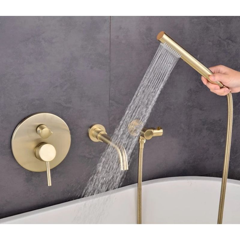 Casa si Gradina - Sanitare - Lavoar baie si accesorii - Baterii sanitare - Baterie cada, Blackswan, Tip M69, model auriu mat, dimensiune 20 cm - Infinity.ro