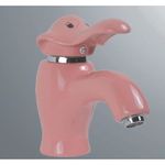 Casa si Gradina - Sanitare - Lavoar baie si accesorii - Baterii sanitare - Baterie chiuveta baie, Blackswan, Tip M288 Elefant, model roz, dimensiune 16 cm - Infinity.ro