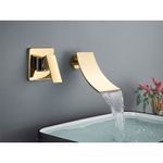 Casa si Gradina - Sanitare - Lavoar baie si accesorii - Baterii sanitare - Baterie chiuveta baie, Blackswan, Tip M86, model auriu lucios, dimensiune 17.5 cm - Infinity.ro