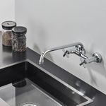 Casa si Gradina - Sanitare - Lavoar baie si accesorii - Baterii sanitare - Baterie chiuveta baie, Blackswan, Tip M314, model crom lung, dimensiune 32 cm - Infinity.ro