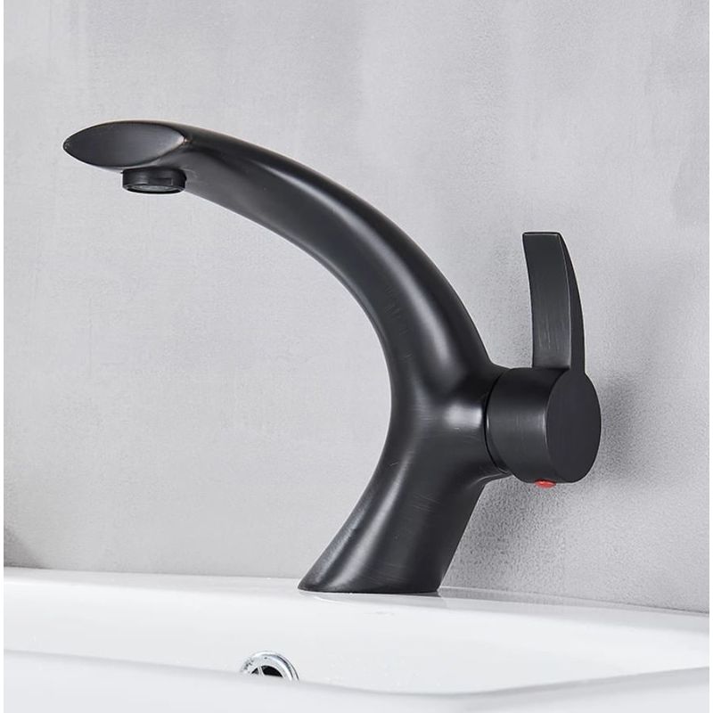 Casa si Gradina - Sanitare - Lavoar baie si accesorii - Baterii sanitare - Baterie chiuveta baie, Blackswan, Tip M54, model negru mat, dimensiune 17.5 cm - Infinity.ro