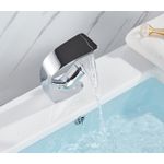 Casa si Gradina - Sanitare - Lavoar baie si accesorii - Baterii sanitare - Baterie chiuveta baie, Blackswan, Tip cascada M45, model crom, dimensiune 19 cm - Infinity.ro