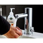 Casa si Gradina - Sanitare - Lavoar baie si accesorii - Baterii sanitare - Baterie chiuveta baie, Blackswan, Tip M354, model crom cu senzor, dimensiune 18 cm - Infinity.ro