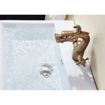 Casa si Gradina - Sanitare - Lavoar baie si accesorii - Baterii sanitare - Baterie chiuveta baie, Blackswan, Tip M266 Dragon, model bronz antichizat, dimensiune 20 cm - Infinity.ro