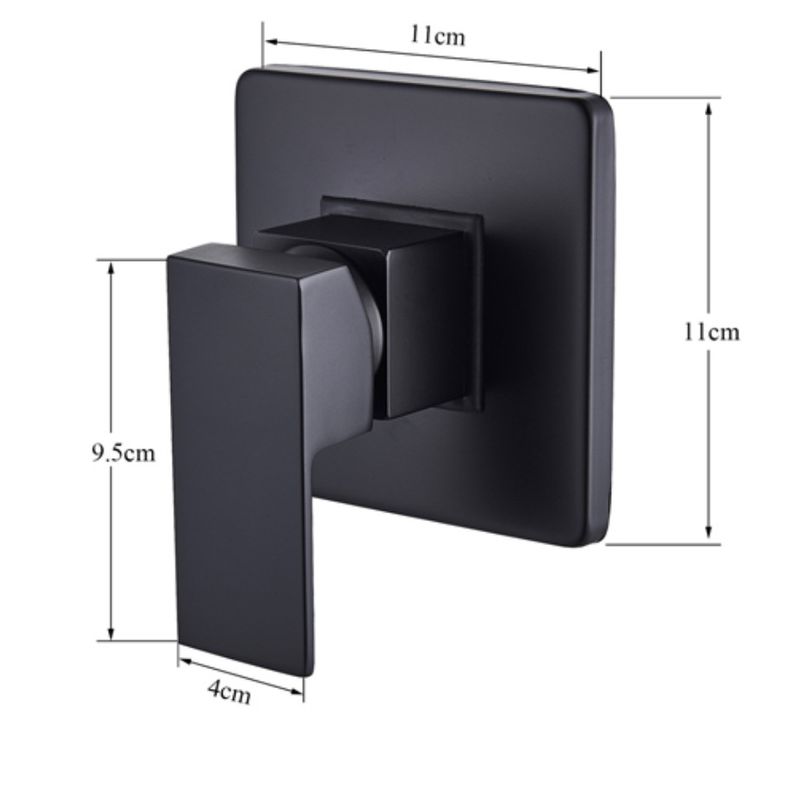 Casa si Gradina - Sanitare - Lavoar baie si accesorii - Baterii sanitare - Baterie chiuveta baie, Blackswan, Tip cascada M3, model negru, dimensiune 18 cm - Infinity.ro