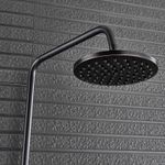 Casa si Gradina - Sanitare - Cazi si cabine de dus - Coloane si seturi de dus - Baterie dus, Blackswan, Tip M68.6, model negru antichizat, dimensiune 20 cm - Infinity.ro