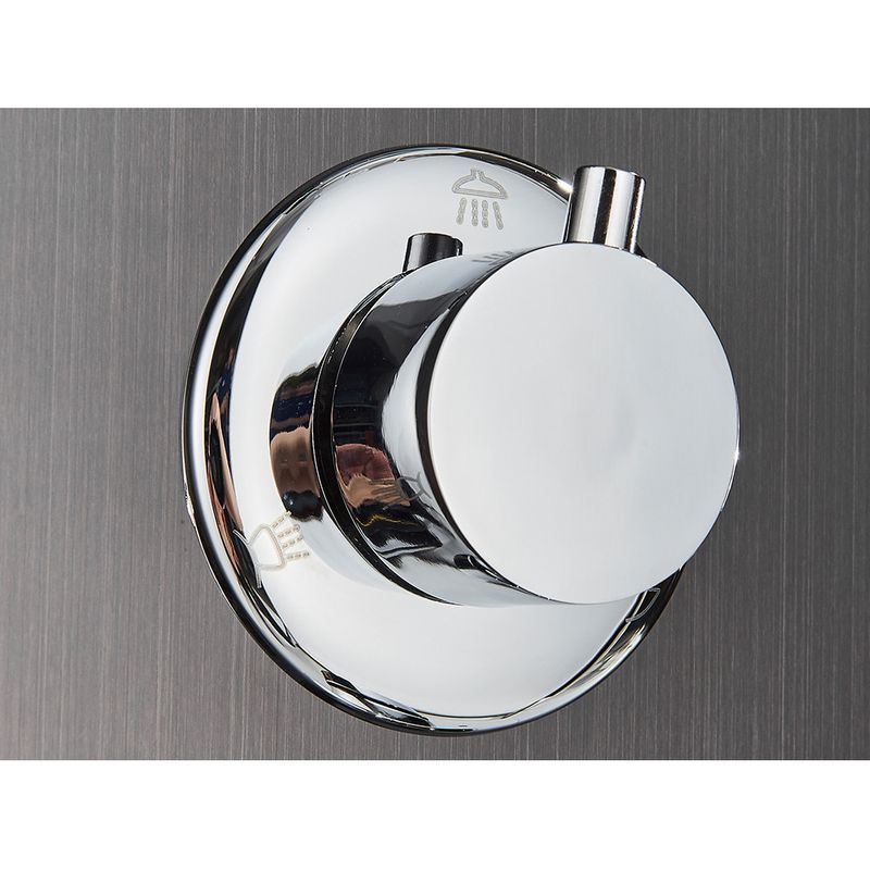 Casa si Gradina - Sanitare - Cazi si cabine de dus - Coloane si seturi de dus - Panel dus, Blackswan, Tip M7001 model negru cu cap de dus, raft depozitare si functii SPA, dimensiune 111 cm - Infinity.ro