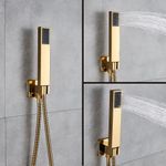 Casa si Gradina - Sanitare - Cazi si cabine de dus - Coloane si seturi de dus - Baterie dus, Blackswan, Tip M60.3, model auriu, dimensiune 30 cm - Infinity.ro