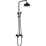 Casa si Gradina - Sanitare - Cazi si cabine de dus - Coloane si seturi de dus - Baterie dus, Blackswan, Tip M68.5, model negru antichizat, dimensiune 20 cm - Infinity.ro