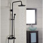 Casa si Gradina - Sanitare - Cazi si cabine de dus - Coloane si seturi de dus - Baterie dus, Blackswan, Tip M17.5, model negru antichizat, dimensiune 20 cm - Infinity.ro