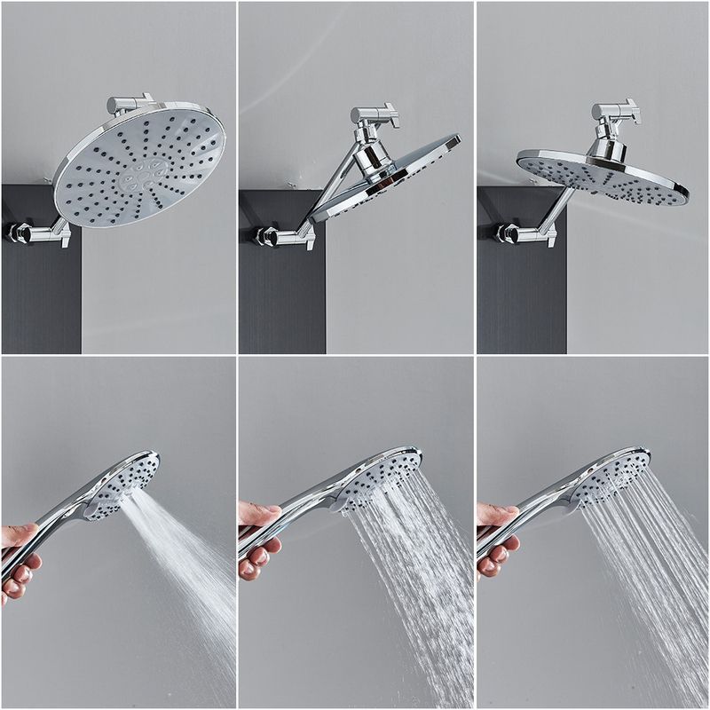 Casa si Gradina - Sanitare - Cazi si cabine de dus - Coloane si seturi de dus - Panel dus, Blackswan, Tip M7004 model negru cu cap de dus, afisaj digital, pipa si functii SPA, dimensiune 111 cm - Infinity.ro