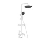 Casa si Gradina - Sanitare - Cazi si cabine de dus - Coloane si seturi de dus - Coloana dus, Blackswan, Tip M209, model alb, cu 4 cai si dus cu presiune, dimensiune 116 cm - Infinity.ro