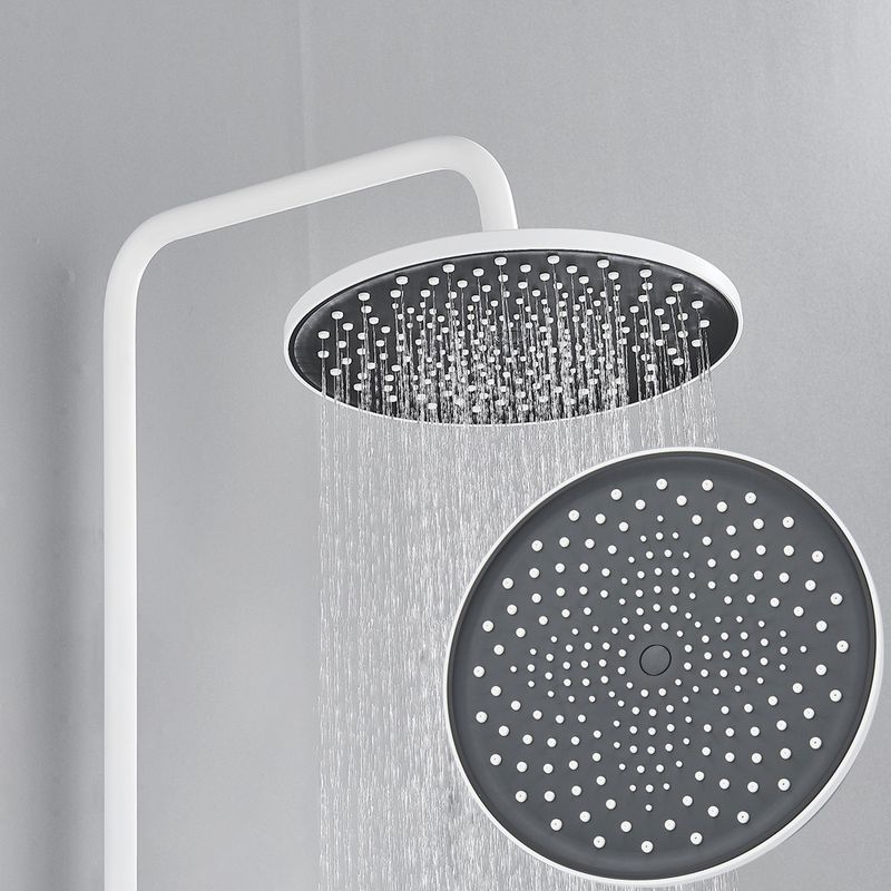 Casa si Gradina - Sanitare - Cazi si cabine de dus - Coloane si seturi de dus - Coloana dus, Blackswan, Tip M209, model alb, cu 4 cai si dus cu presiune, dimensiune 116 cm - Infinity.ro