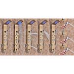 Casa si Gradina - Sanitare - Cazi si cabine de dus - Coloane si seturi de dus - Panel dus, Blackswan, Tip M8009, model auriu cu pipa, afisaj digital, dus bideu, LED si functii SPA, dimensiune 128 cm - Infinity.ro