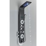 Casa si Gradina - Sanitare - Cazi si cabine de dus - Coloane si seturi de dus - Panel dus, Blackswan, Tip M8006, model negru cu pipa, afisaj digital, LED si functii SPA, dus bideu, dimensiune 128 cm - Infinity.ro