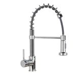 Casa si Gradina - Sanitare - Chiuveta bucatarie si accesorii - Baterii bucatarie - Baterie chiuveta bucatarie, Blackswan, Tip M162 cu 2 moduri, model crom, dimensiune 45 cm - Infinity.ro