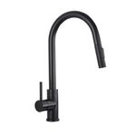 Casa si Gradina - Sanitare - Chiuveta bucatarie si accesorii - Baterii bucatarie - Baterie chiuveta bucatarie, Blackswan, Tip M29 cu senzor, model negru, dimensiune 42 cm - Infinity.ro