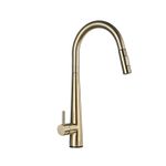 Casa si Gradina - Sanitare - Chiuveta bucatarie si accesorii - Baterii bucatarie - Baterie chiuveta bucatarie, Blackswan, Tip M25 cu senzor, model auriu, dimensiune 47 cm - Infinity.ro