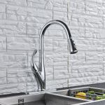 Casa si Gradina - Sanitare - Chiuveta bucatarie si accesorii - Baterii bucatarie - Baterie chiuveta bucatarie, Blackswan, Tip M165 cu 2 moduri si buton pauza, model crom, dimensiune 44.5 cm - Infinity.ro