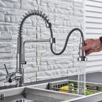 Casa si Gradina - Sanitare - Chiuveta bucatarie si accesorii - Baterii bucatarie - Baterie chiuveta bucatarie, Blackswan, Tip M141, 2 moduri, model crom, dimensiune 41 cm - Infinity.ro