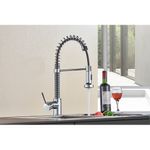 Casa si Gradina - Sanitare - Chiuveta bucatarie si accesorii - Baterii bucatarie - Baterie chiuveta bucatarie, Blackswan, Tip M162 cu 2 moduri, model crom, dimensiune 45 cm - Infinity.ro