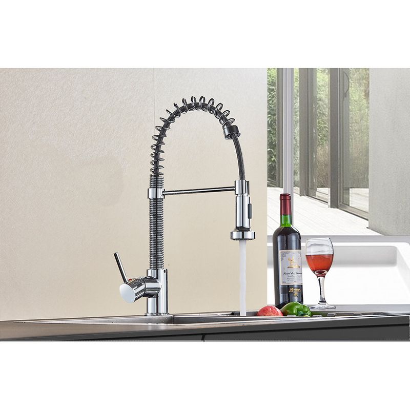 Casa si Gradina - Sanitare - Chiuveta bucatarie si accesorii - Baterii bucatarie - Baterie chiuveta bucatarie, Blackswan, Tip M162 cu 2 moduri, model crom, dimensiune 45 cm - Infinity.ro